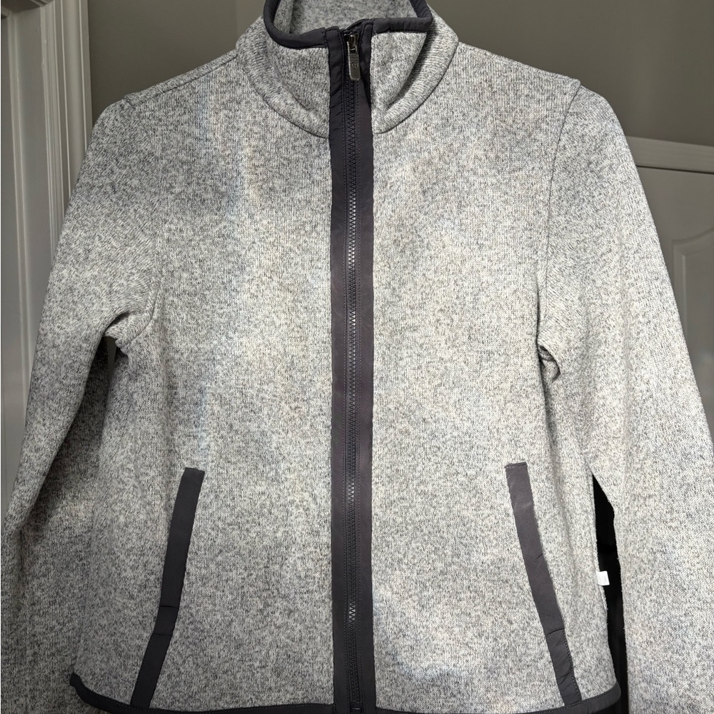 Lulu lemon dappled grey/granite colored jacket. Size 6